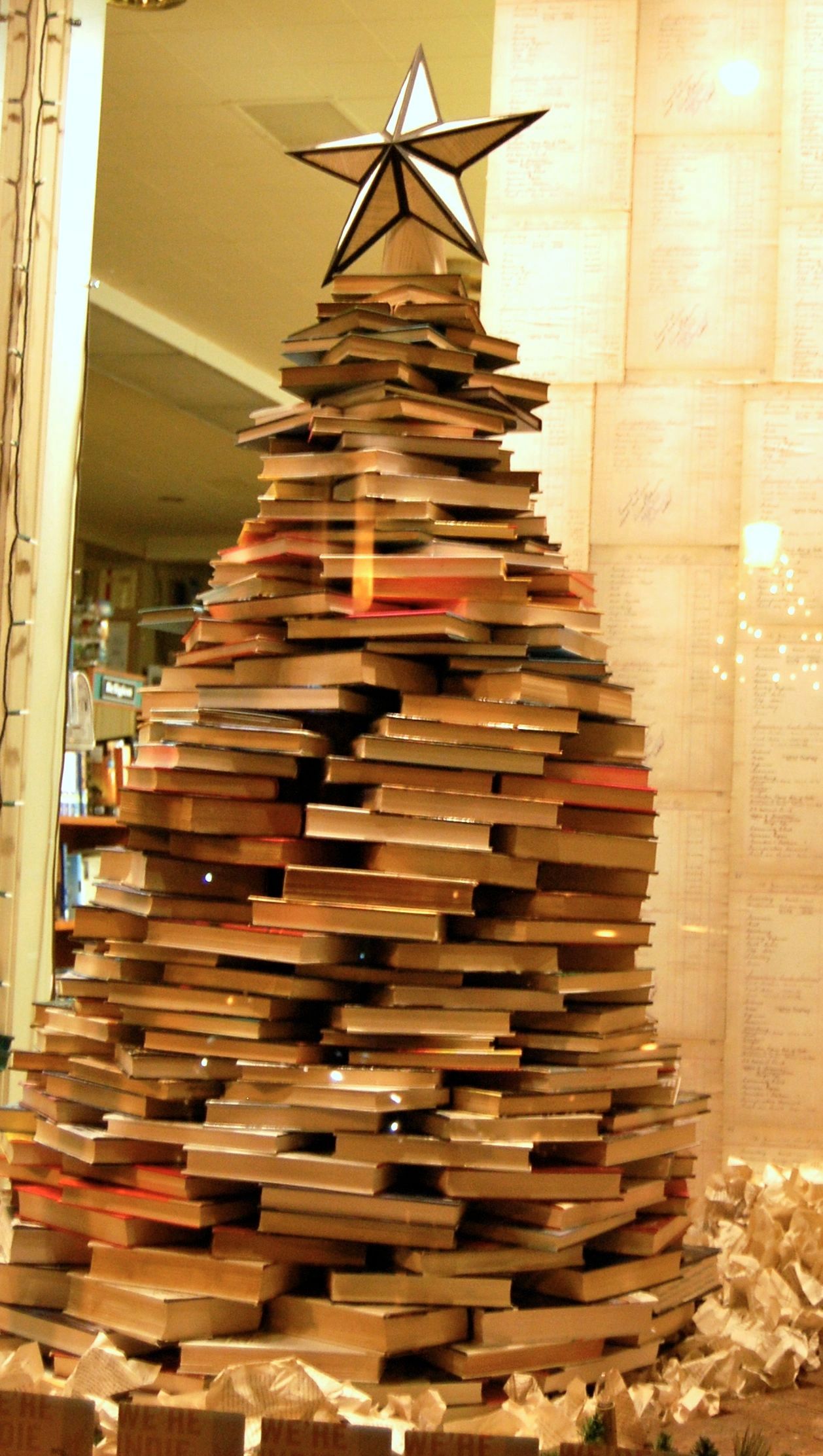 Book Christmas Tree Decoration Ideas Unique DIY